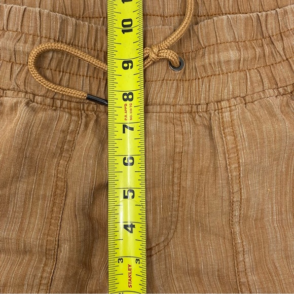 Athleta Cabo Linen Textured Wide Leg Pant Size 6 - Picture 9 of 11
